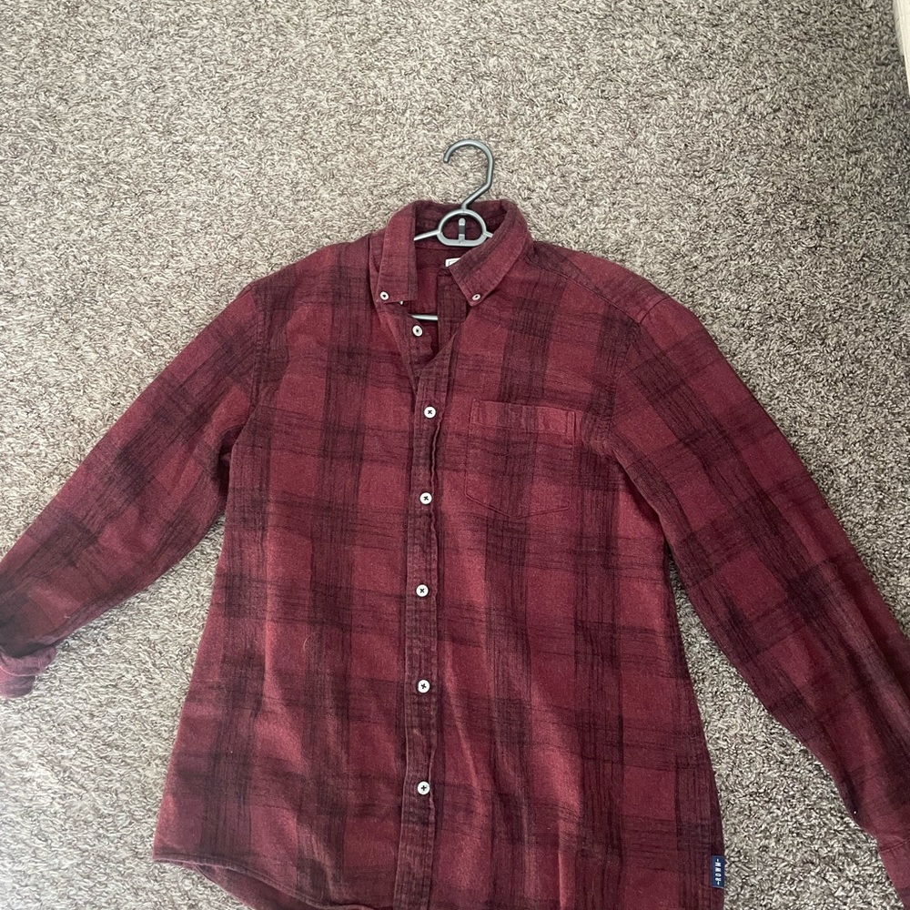 ROWM men’s red flannel